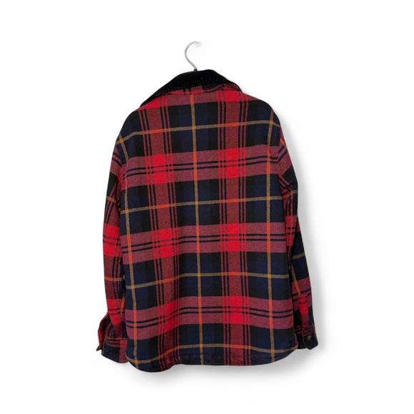 American Eagle Flannel Jacket Red Plaid Size L - Picture 2 of 13